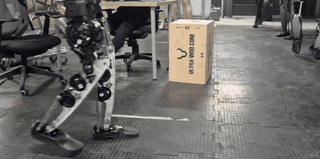 Natural RL locomotion on Green humanoid